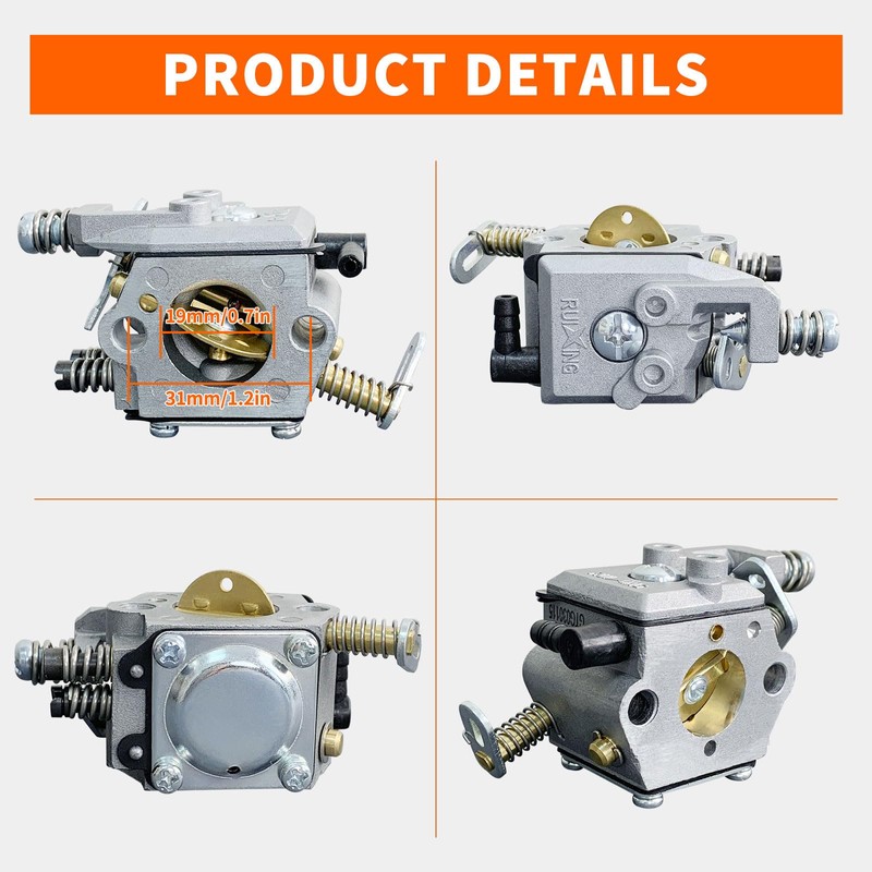 Ruixing MS250 Carburetor for Stihl 021 023 025 MS210 MS230