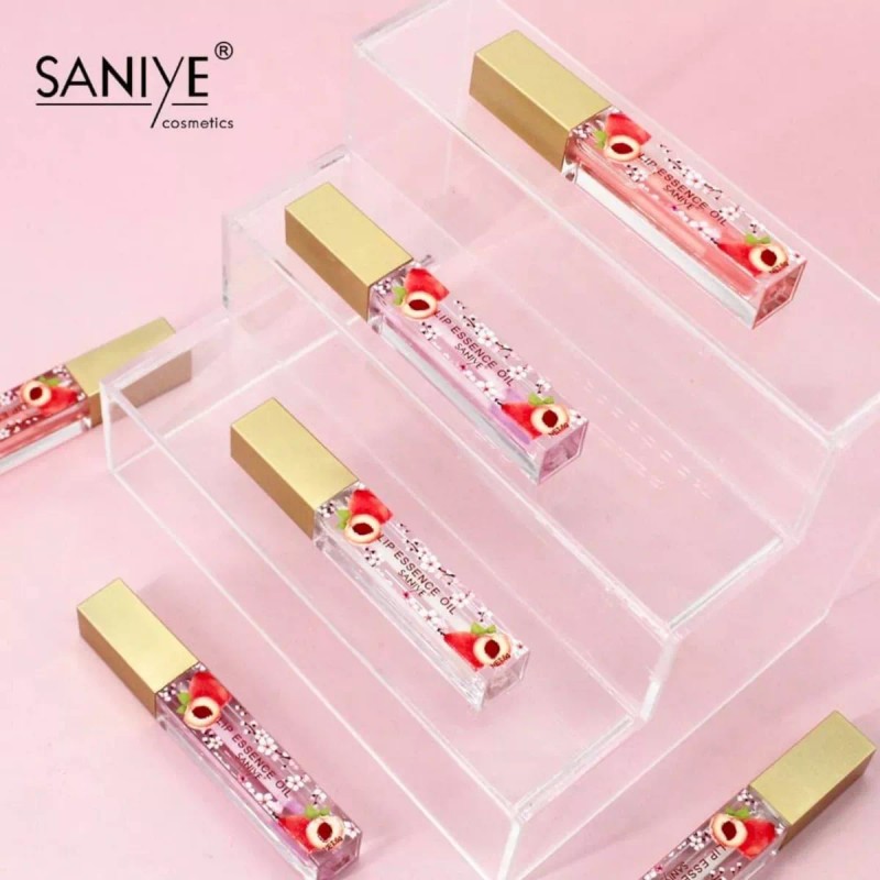 Saniye Lip Gloss Brillo Labial Transparente Aroma Durazno