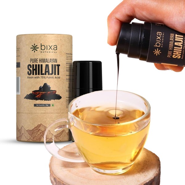 bixa BOTANICAL bixa BOTANICAL Himalayan Shilajit for Men, Pure Resin
