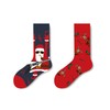 Hauswald Autumn Winter AB Face Christmas Socks, Middle Calf Cotton