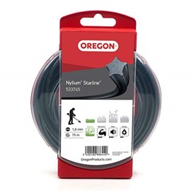 OREGON 533745 Nylium Star Strimmer Line, 1.6 mm, 15 m