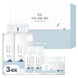 Round Wrap 1025 Dokdo Moisture Gift 5 Piece Set, 3 Sets / 라운드랩 1025 독도 수분 선물 5종 세트, 3세트