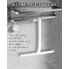 Shower Squeegee for Glass Doors, 8 in Silicone Bathroom Squeegee