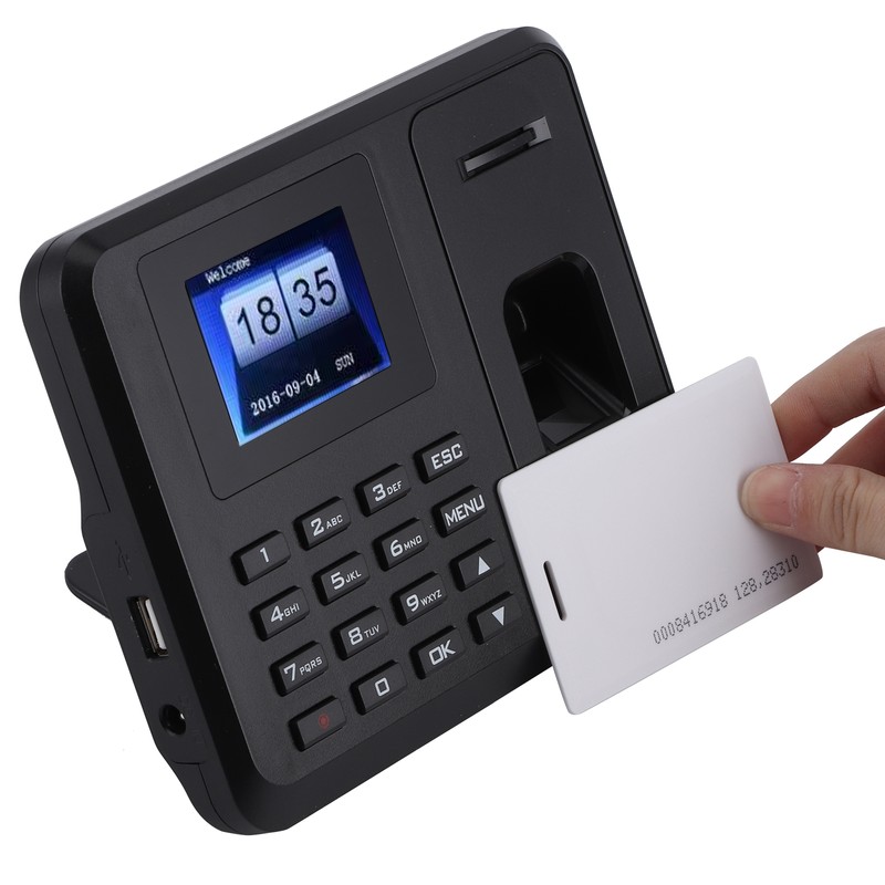 USB Standalone Time Attendance 2.4in TFT LCD Screen Password Fingerprint