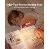 DEWENWILS Amber Book Reading Light, USB Rechargeable Book Light for