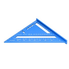 Aladeno Woodworking Triangle Aluminum Alloy Triangle Ruler 7.3 × 10.2inch Woodworking Measuring Triangle Tool Carpenter Square for Determining and Marking Angles and Square Cutting (-1011220164411)