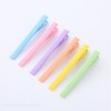Matte Simple Premium Stick Heart Hair Clip 1P Single Sale Color Clip Snap / 무광 심플 고급 스틱 하트 머리 헤어 1P 집게 핀 단위 판매 컬러 클립 똑딱이