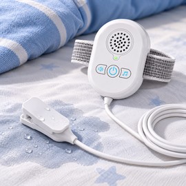 Kids Bedwetting Alarm for Nighttime Potty Training – Rechargeable Moisture Sensor with Sound and Vibration Alerts for Home Use