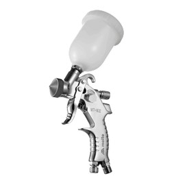 meite MT-602G-08R Mini Spray Gun 0.8mm Nozzle 30 PSI Gravity Feeding Spray Gun Touch Up Paint Sprayer with Central Cup