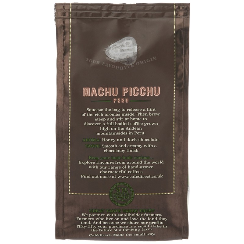 Cafedirect Machu Picchu Organic Ground Coffee, 227g