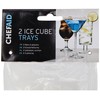 Chef Aid Ice Cube Tray 2 pk, White