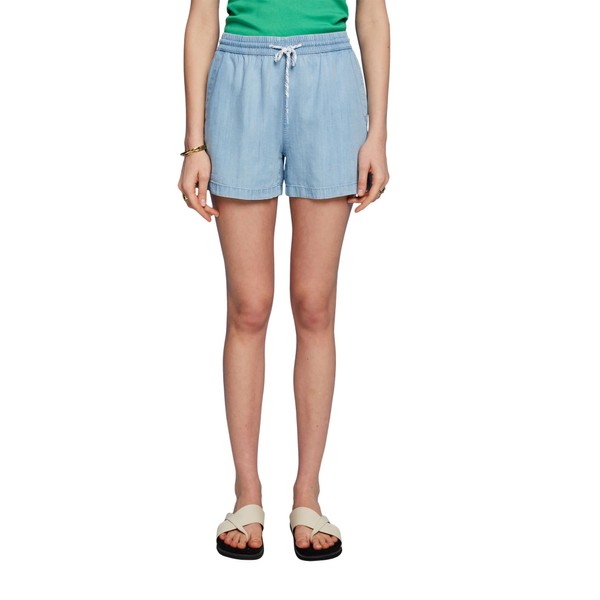 ESPRIT Women's Denim Shorts, 904/Blue Bleached