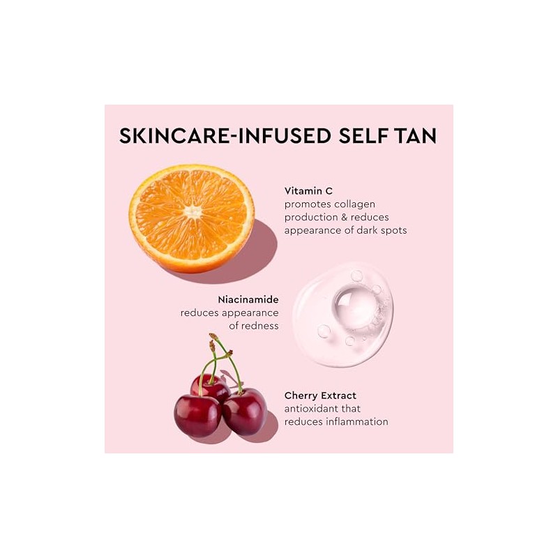 TANOLOGIST, Brightening Daily Glow Tan Lotion, Crema Bronceadora Gradual, Niacinamida,