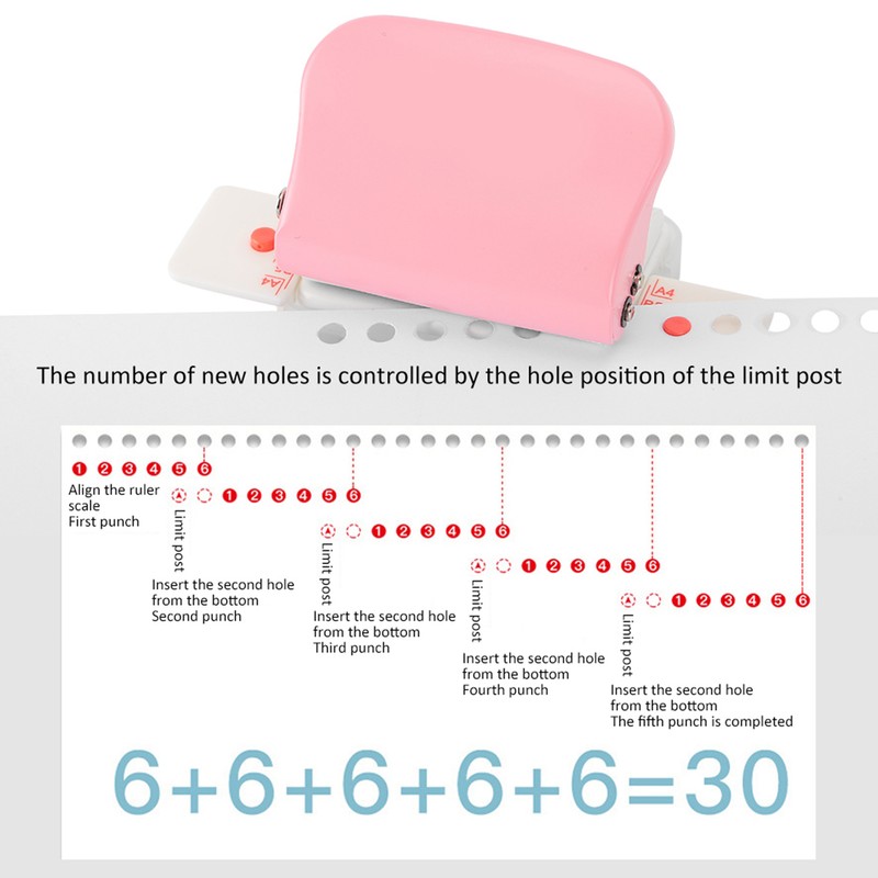 99H9 Hole Puncher 26Hole 30Hole 20Hole Paper A4 B5 A5