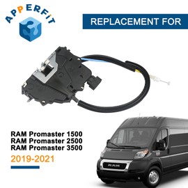 Door Latch Lock Actuator with Cables for Front Door Left Driver Side 68232439AG Compatible with RAM ProMaster Cargo Van 1500 2500 3500 2019 2020 2021 2022 2023 2024 Door Parts