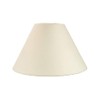 Traditional Plain Cotton Coolie Lampshade - for Table Lamps or