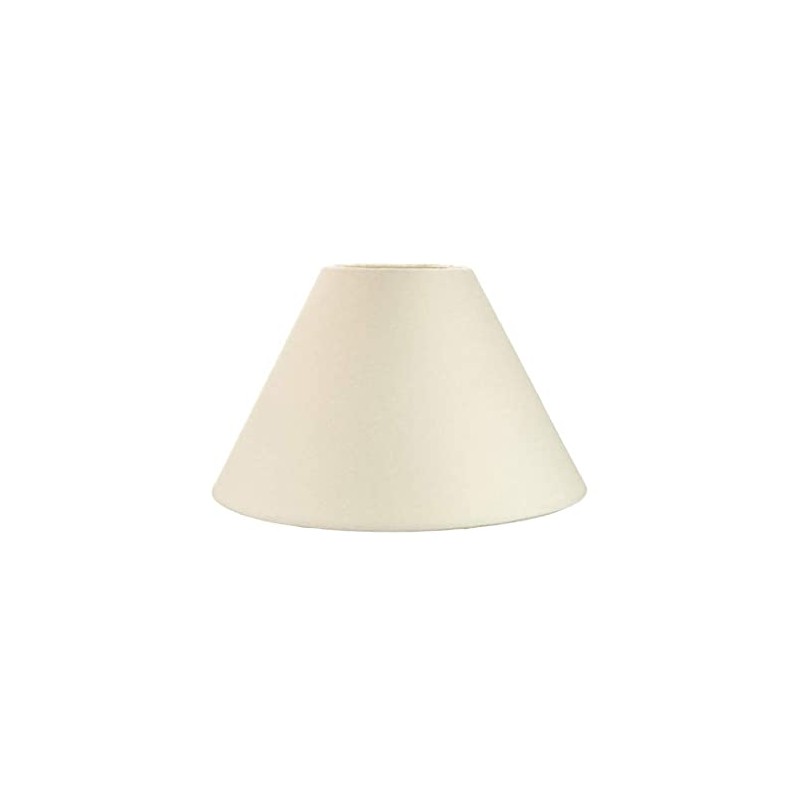 Traditional Plain Cotton Coolie Lampshade - for Table Lamps or