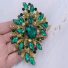 SELOVO Huge Big Large Leaf Brooches and Pins Scarf Accessory