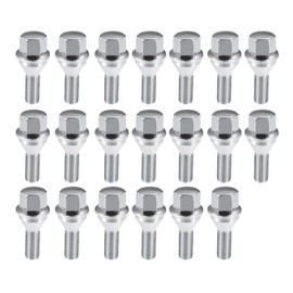 X AUTOHAUX 20 Pcs Car Wheel Lug Bolts Replace No.6511051AA for Jeep Compass 2.4L 2017-2023 for Jeep Cherokee M12x1.25 Wheel Studs Wheel Bolts for Wheel Spacers