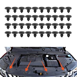 Lecctso 40PCS Bumper Clips, Car Clips, Car Push Retainer Clips & Auto Fasteners Assortment Replace #90467-07201 Compatible with Toyota 4Runner Camry Corolla Highlander Tundra, Lexus ES GS LS RX