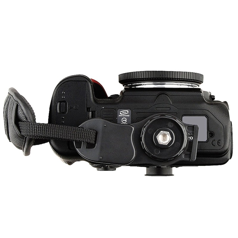Black Ergonomic Ergonomic Stabilization Grip for Camera Padded Wrist Dragon