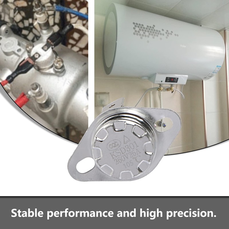 Aopin Thermal Control Switch KSD301 Normally Closed NC 105 Degree