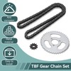 Chain Sprocket Kit, T8F Front and Rear Sprocket Chain Replacement