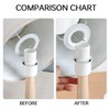 Acmerota 8Pcs E27 to E14 Lampshade Reducer Ring,Light Shade Reducer