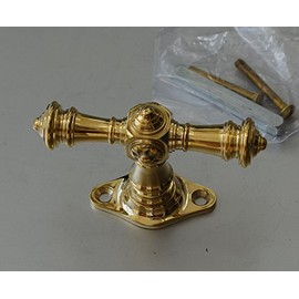 Graf von Gerlitzen F65P Antique Brass Window Handle Window Handle Olive