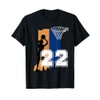 Basketball No 22 Women Basketball Jersey T-Shirt