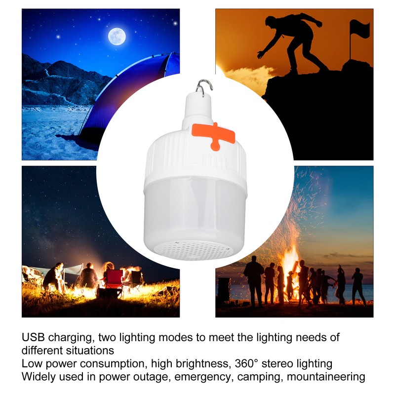 42LED Camping Light Bluetooth Music Lamp USB Charging 2 Mode