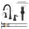 Bathroom Faucets for Sink 3 Hole,Faucet for Bathroom Sink,8 Inch