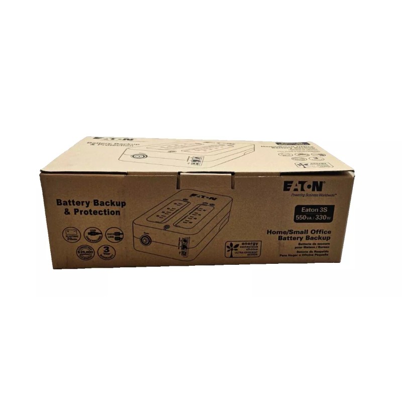 Eaton New Eaton 3S 550VA / 330W Desktop Mini-Tower UPS
