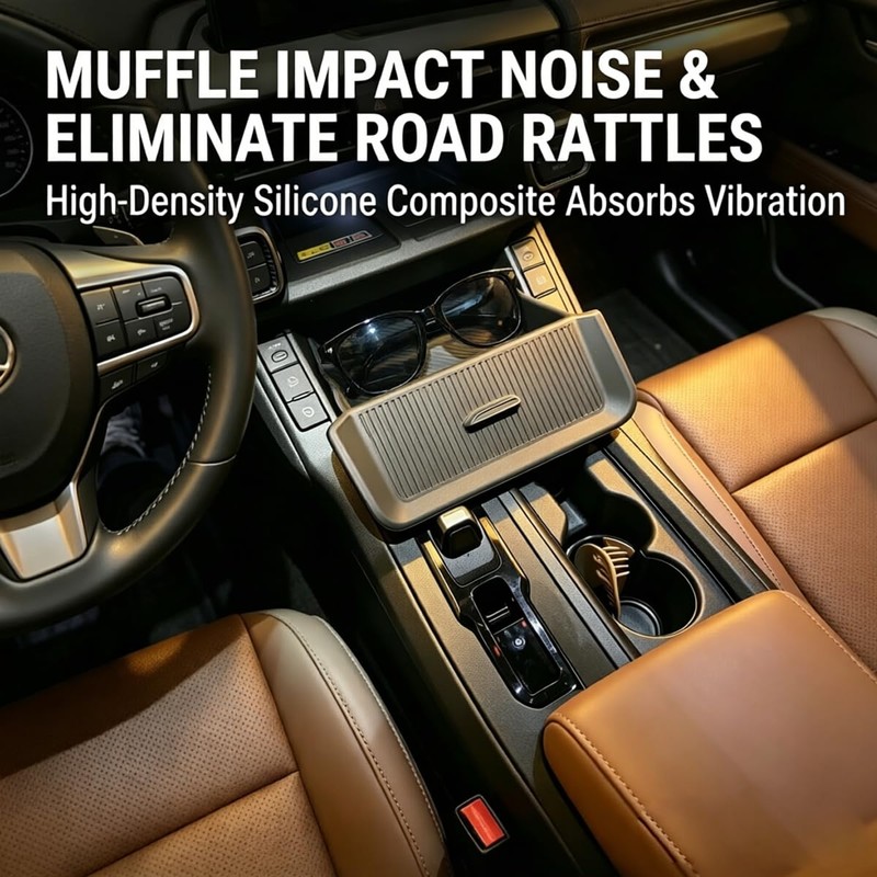 Console Organizer 2026 RAV4 Hybrid Anti-Rattle Silicone
