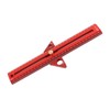 Woodworking T Track Ruler Multifunctional Aluminum Alloy Portable Wood Measuring
