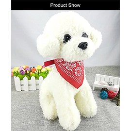 Bandana para perro (talla XXL), color rojo
