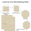 5 Latex Training Skins for Microblading with Double-Sided Hair Lines