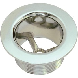 EZ-FLO Tapped Bathtub Strainer Body, 1-3/8 Inch x 16 Fine Thread, Chrome Plated, 35263