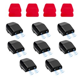 Ohleats 8PCS Deer Whistles for Car, Automotive Save a Deer Whistles to Avoid Collisions, Vehicle Deer Repellent Warning Devices Horn Sensor, Universal Animal Alert Car Accessories (Black)