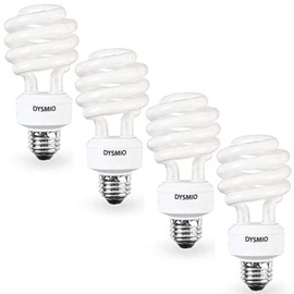 DYSMIO Lighting - 13 Watt Mini-Twist CFL Light Bulb 2700K Warm White E26 (Medium) Base - 4 Pack