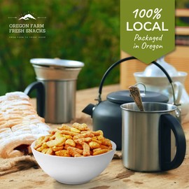 Oregon Farm Fresh Snacks Timberline Trail Spicy Mix - Spicy Nuts And Cajun Sticks Trail Mix - Game Night Snacks In Resealable Bag - Hand-Blended Hot & Savory Snack Pack (16oz)