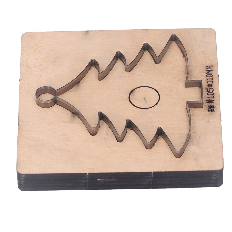 Leather Cutting Die Christmas Tree Shape Punch Cutter Craft Mould