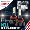 MGT H11 H8 H9 LED Headlight High/Low Beam Aluminum casing