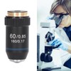 Achromatic Objective, 60X Achromatic Microscope Objective Lens High Magnification 20.2mm
