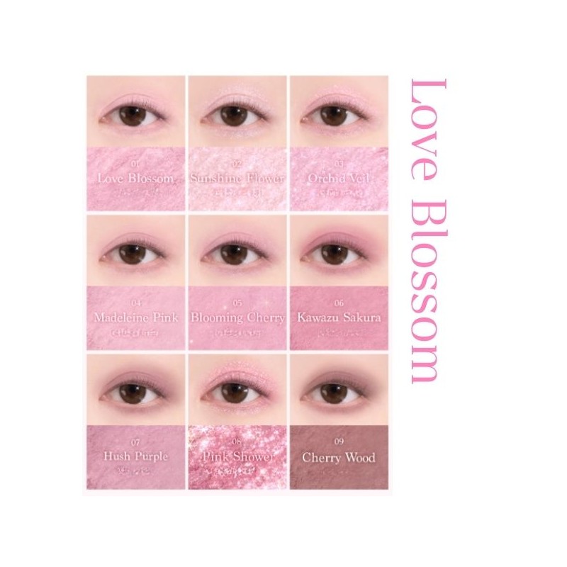 DASIQUE Shadow Palette 7.6g [Pink Blossom Collection], Color:31 Love Blossom