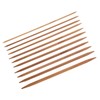 Set of 11 Carbonized Bamboo Double Pointed Knitting Needles Set