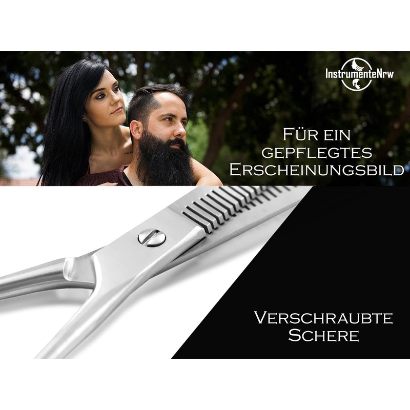 Effilierschere Haarschere 6 Zoll 16,5 cm aus rostfreiem Edelstahl
