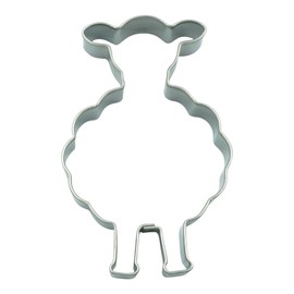 BekkiB 7153 Sheep Cookie Cutter Dimensions 6.5 x 4.5 cm Stainless Steel Easter Cookie Cutter Dishwasher Safe