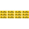 Low Voltage Electric Electricity Stickers Decals (12 Pack) Small .5x1.5