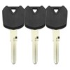 Motorcycle Blank Uncut Key Replacement Compatible with Kawasaki Ninja 250R